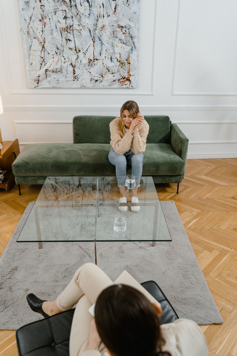 A calm, welcoming space for a therapy conversation